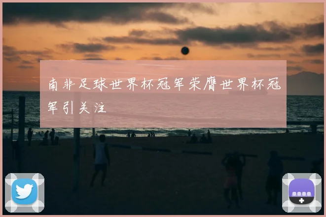 南非足球世界杯冠军荣膺世界杯冠军引关注